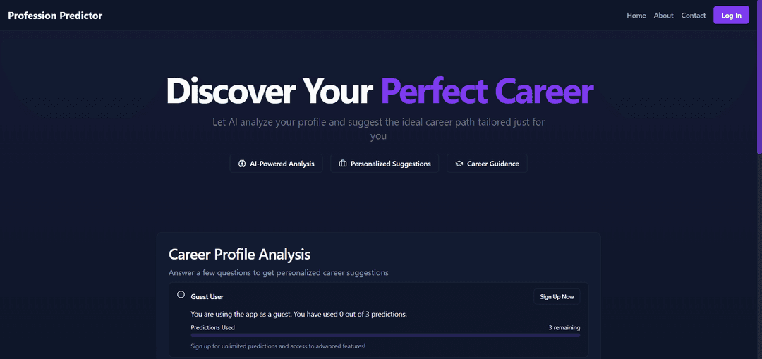 Profession Predictor